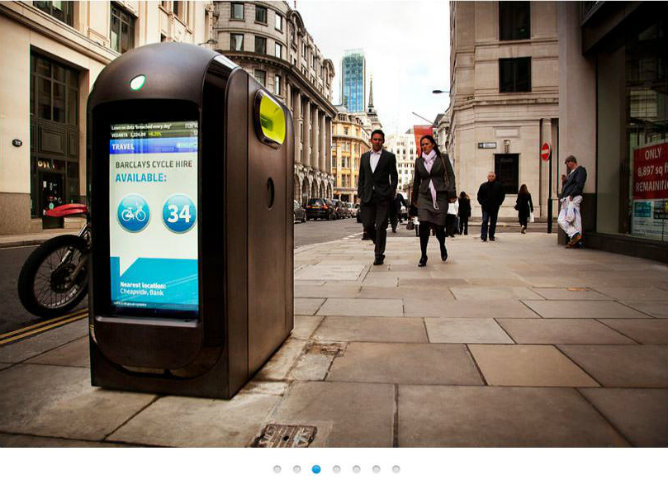 Captura de pantalla de la web de Renew, empresa que fabrica los contenedores de reciclaje 'inteligentes'
