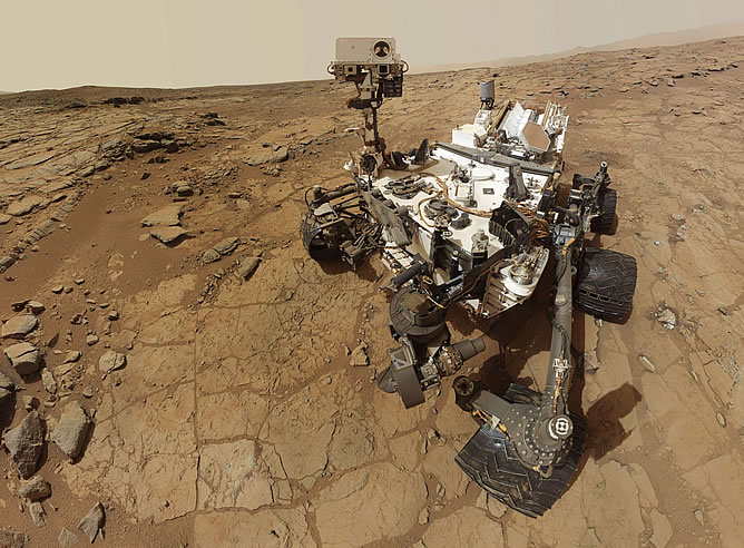 El robot Curiosity ha realizado varios experimentos en la superficie del planeta rojo