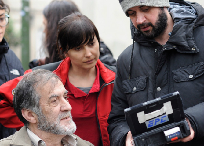 Fernando Franco el director de 'La Herida' con Marian Álvarez y Ramón Barea