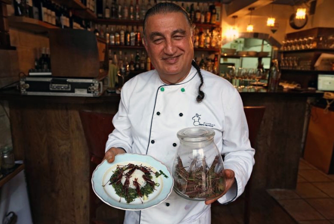 Moshe Basson, del restaurante The Eucalyptus (Jerusalén), es uno de los cocineros de referencia en Israel.