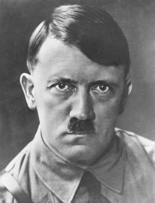Retrato del dictador alemán Adolf Hitler.