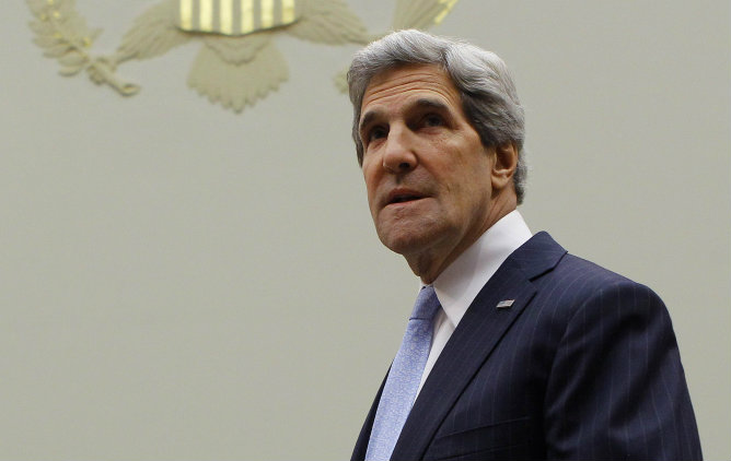 El secretario de Estado, John Kerry, antes del Comité de Asuntos Exteriores de la Cámara de Representantes