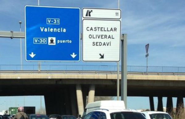 Un tramo de la V-31 es el de mayor coste social por accidentes en España
