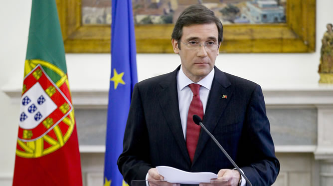 El primer ministro luso, Pedro Passos Coelho, anuncia los nuevos recortes