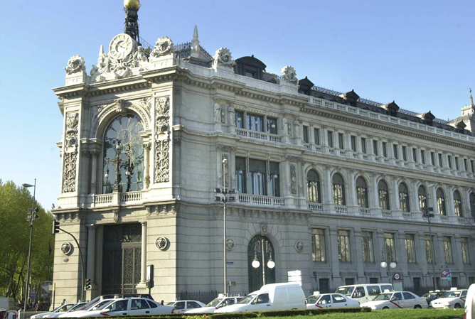 Sede del Banco de España en la calle Alcalá de Madrid