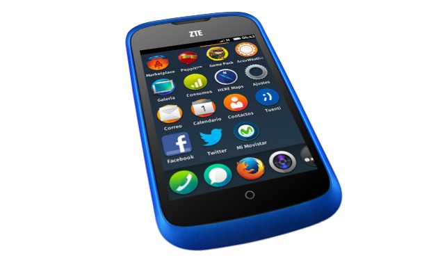 Imagen del ZTE Open, el primer dispositivo con Mozilla OS que lanza Telefónica