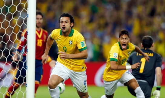 FOTOGALERIA: Fred celebra el gol