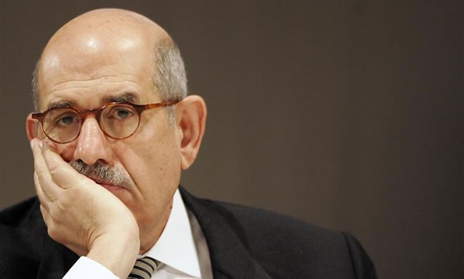 El premio Nobel de la Paz Mohamed El Baradei en una imagen de archivo.
