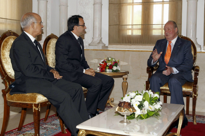 El Rey recibe a los presidentes de las Cámaras Legislativas de Marruecos
