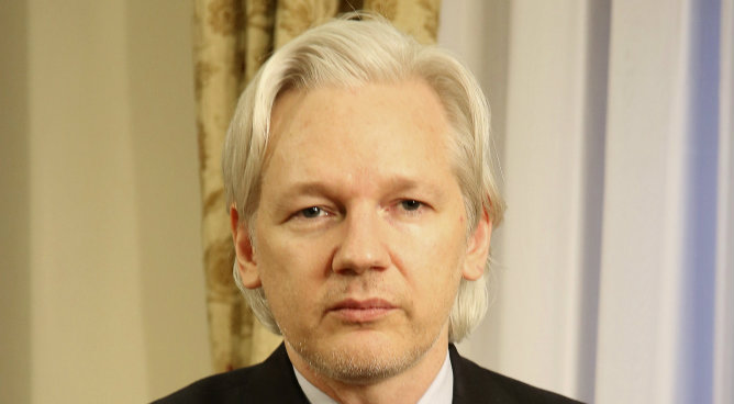 El fundador de Wikileaks, Julian Assange, durante una entrevista en Londres
