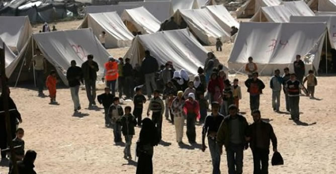 Refugiados palestinos en Siria
