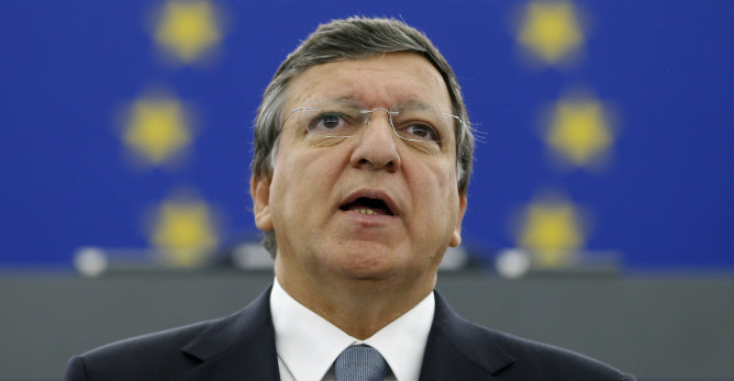 El presidente de la Comisión Europea, José Manuel Barroso, en el Parlamento Europeo (Imagen de archivo)