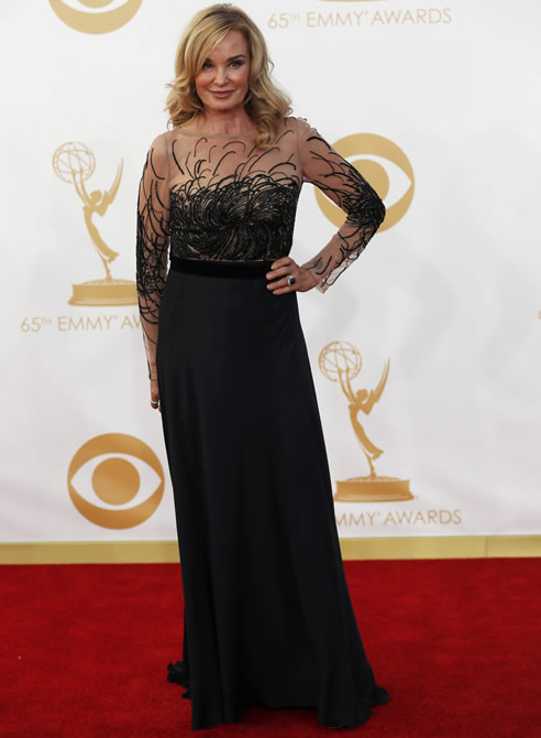 Jessica Lange, de 'American Horror Stoy', en la alfombra roja de los Emmy