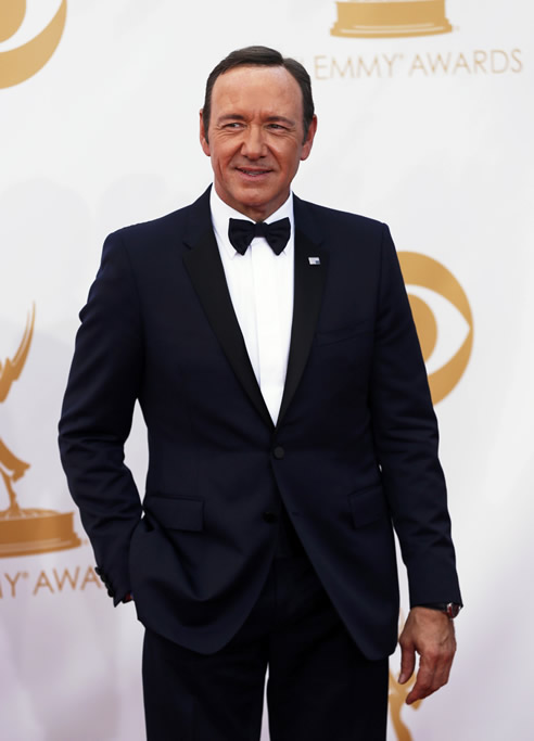 Kevin Spacey, de 'House of the Cards', en los Emmy 2013