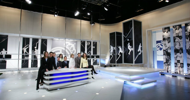 Plató de Real Madrid Televisión