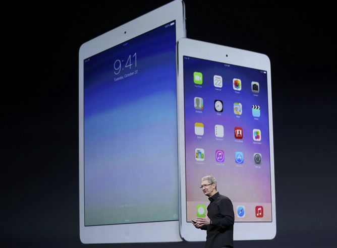 Tim Cook presenta el nuevo iPad Air y el iPad mini con pantalla retina