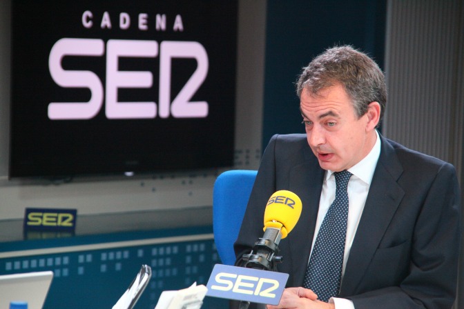 José Luis Rodríguez Zapatero, en Hoy por Hoy