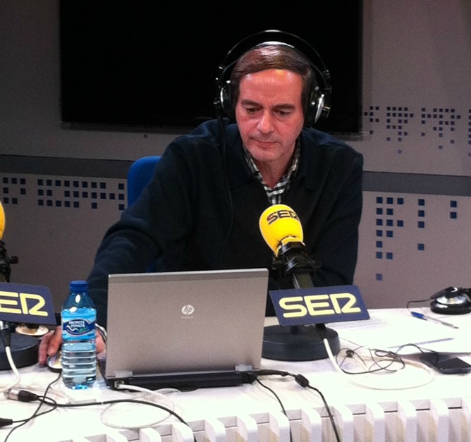 El periodista Isaías Lafuente en el programa 'La Ventana'.