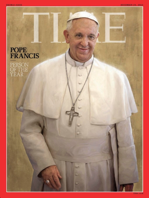 Portada de la revista 'Time' con el papa Francisco como persona del año 2013
