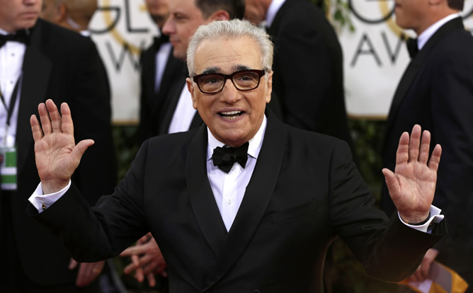 Martin Scorsese, director de 'El lobo de Wall Street', en la alfombra roja