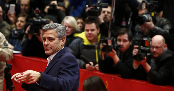 George Clooney, la gran estrella de la Berlinale.