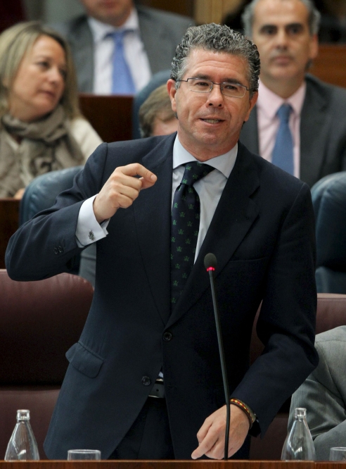 El entonces consejero de Presidencia de la Comunidad de Madrid, Francisco Granados, en una foto de archivo de 2010