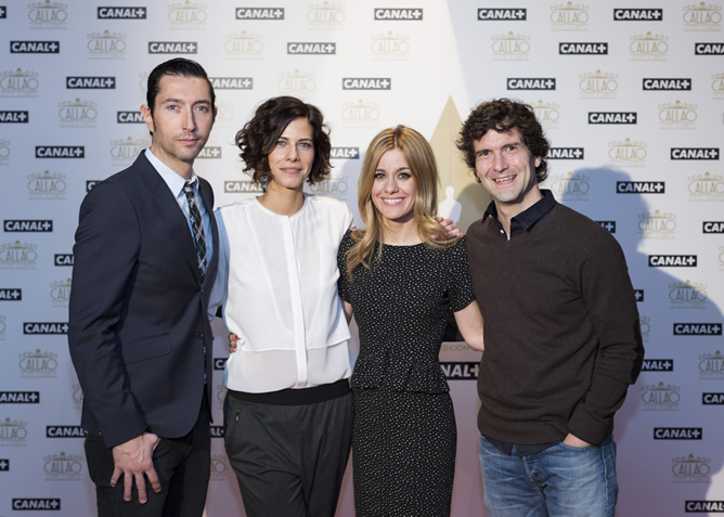 Presentadores de los Oscar en Canal +: Toni Garrido, Cristina Teva, Alexandra Jiménez y Carlos Marañón