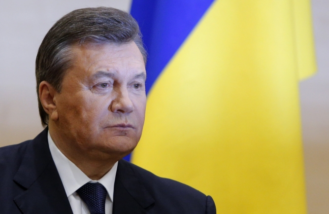 El expresidente ucraniano Yanukóvich comparece ante los medios de comunicación en Rusia