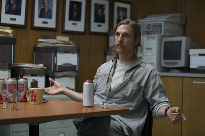 Matthew McConaughey da vida a Rust Cohle en 'True Detective'