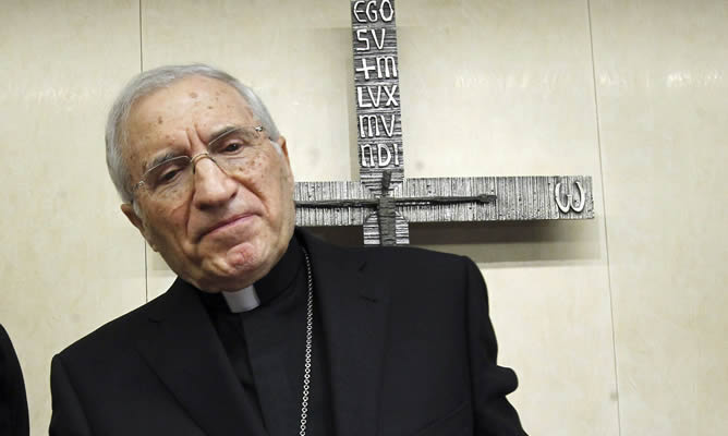 El cardenal arzobispo de Madrid, Antonio María Rouco, deja la presidencia de la Conferencia Episcopa