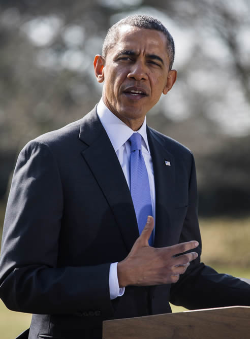 El presidente de Estados Unidos, Barack Obama, durante una rueda de prensa en la Casa Blanca