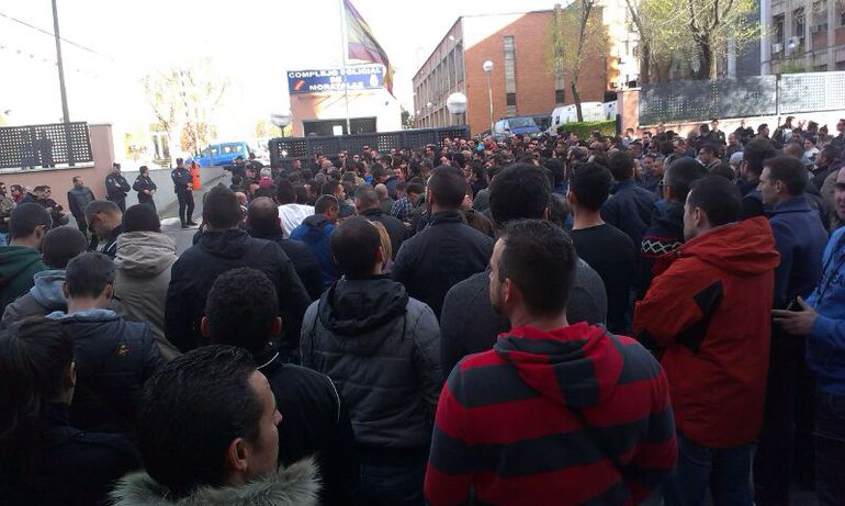 Antidisturbios piden el cese de los responsables del dispositivo policial
