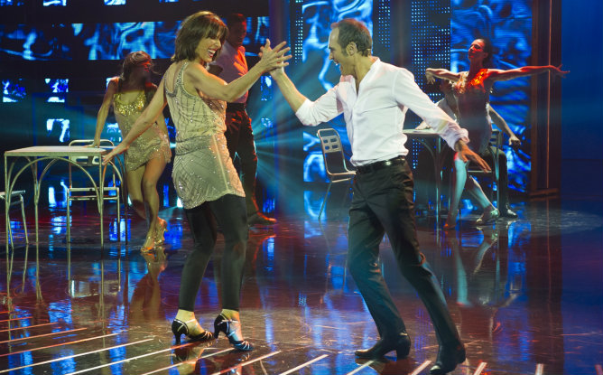 Juan Ribó y Pastora Vega en la cuarta gala de 'A bailar!'