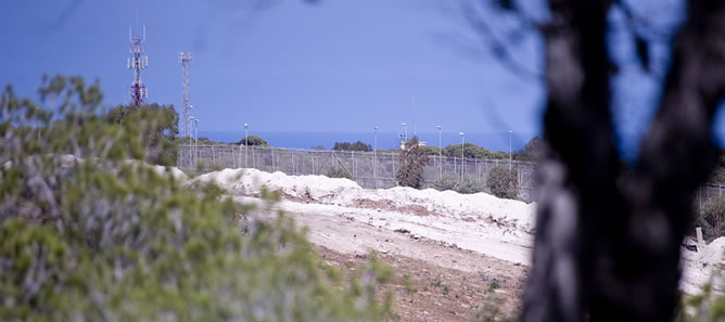 La cuarta valla que construye Marruecos junto a la frontera con Melilla.