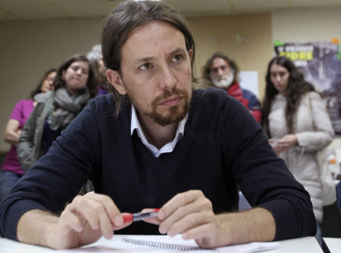 El cabeza de lista de Podemos para las elecciones al Parlamento Europeo, Pablo Iglesias, en una imagen de archivo