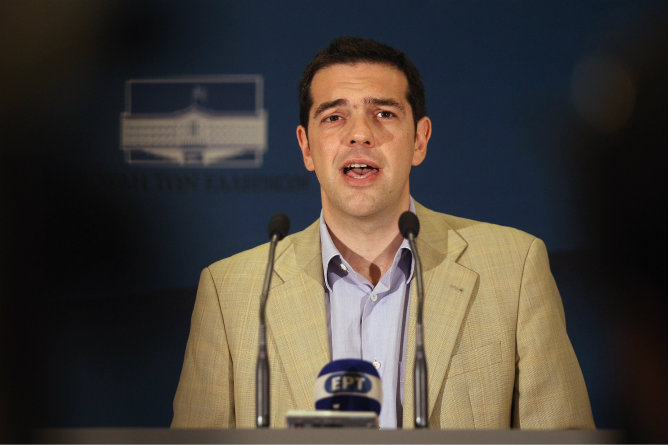 Alexis Tsipras, líder de Syriza, en una imagen de archivo