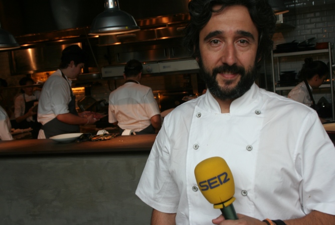 El chef Diego Guerrero, un día antes del estreno de su nuevo restaurante: DSTAgE.