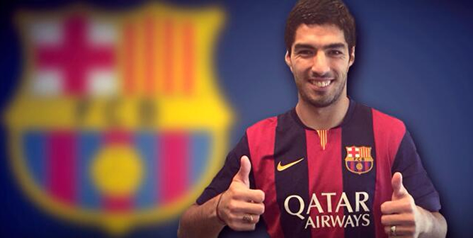 El F.C. Barcelona ha anunciado en sus redes sociales la contratación del delantero uruguayo procedente del Liverpool.