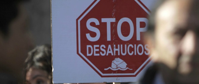 Manifestación de STOP desahucios