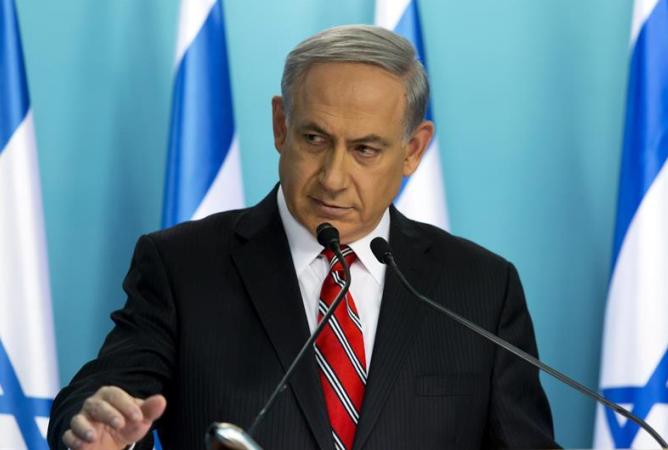 El primer ministro israelí,  interviene durante una rueda de prensa en Jerusalén