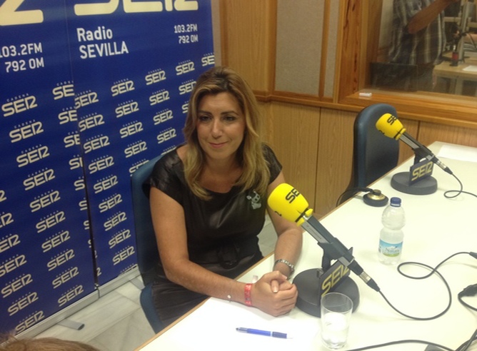 Susana Díaz: "Trabajo para que no haya adelanto electoral"