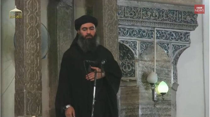 Abu Bakr, líder supremo del Estado Islámico por el que se ofrecen 10 millones de dólares