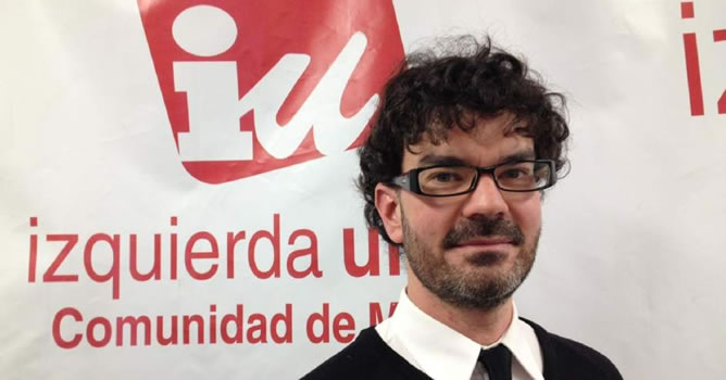 Eddy Sánchez, coordinador federal de IU de Madrid