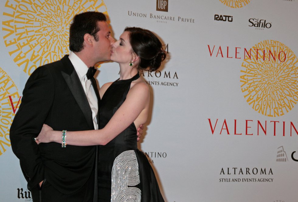 La actriz, todo un icono para el mundo de la moda, posa durante un acto de Valentino en Roma