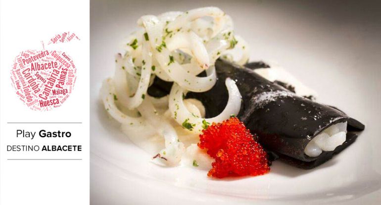 El canelón de calamar del restaurante Maralba (Almansa) es uno de los inesperados tesoros de la gastronomía manchega.