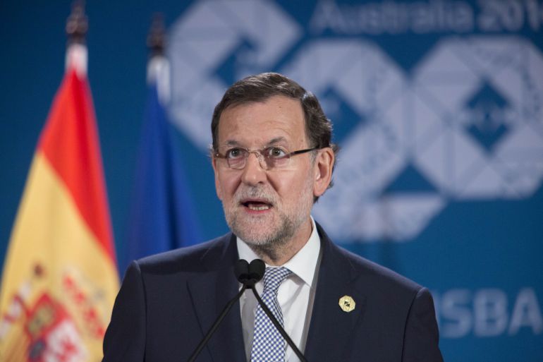 Mariano Rajoy durante la reunión del G-20 (Imagen de archivo)