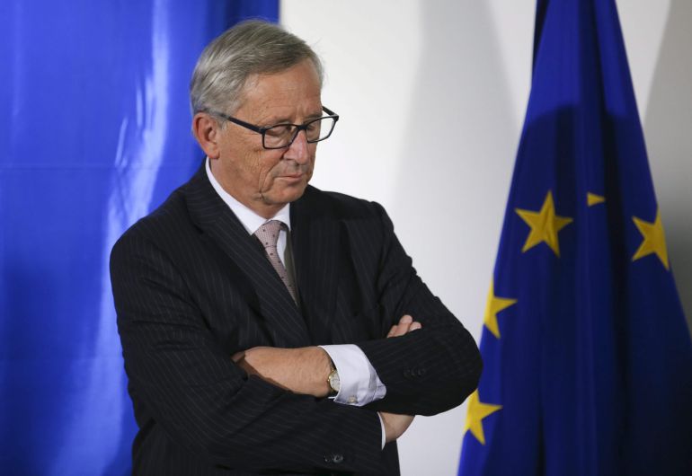 El nuevo presidente Jean-Claude Juncker , en la sede de la Comisión Europea en Bruselas. 