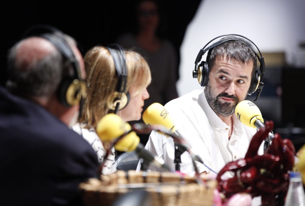 David de Jorge y Gemma Nierga hablan de gastronomía en el 'Hoy por Hoy' realizado en Bilbao con motivo del Foro de Empleo juvenil David de Jorge y Gemma Nierga hablan de gastronomía en el 'Hoy por Hoy' realizado en Bilbao con motivo del Foro de Empleo juvenil