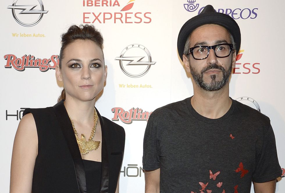Leonor Watling y Alejandro Pelayo de Marlango, durante los Premios Rolling Stone 2014