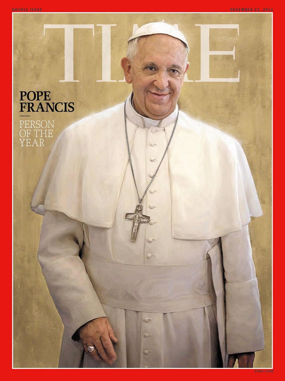 Tercer pontífice que ocupa la portada de la revista como persona del año Tercer pontífice que ocupa la portada de la revista como persona del año